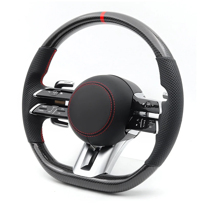 Real Carbon Car Steering Wheel for Mercedes Benz AMG Cls Glc Gle Gls Gla W204 W205 W212 W213 W221 W222 E63 E63S E63 S63 C63 CLS
Real Carbon Car Steering Wheel for Mercedes Benz AMG Cls Glc Gle Gls Gla W204 W205 W212 W213 W221 W222 E63 E63S E63 S63 C63 CLS