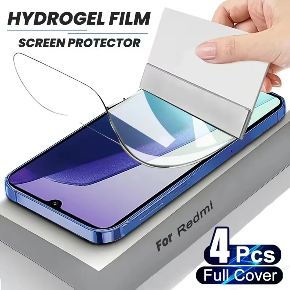 4Pcs Hydrogel Film For Xiaomi Redmi A2 Plus A3 A5 13R 13C 15 14C 5G Redmi K80 Pro K70 Ultra Screen Protector
4Pcs Hydrogel Film For Xiaomi Redmi A2 Plus A3 A5 13R 13C 15 14C 5G Redmi K80 Pro K70 Ultra Screen Protector