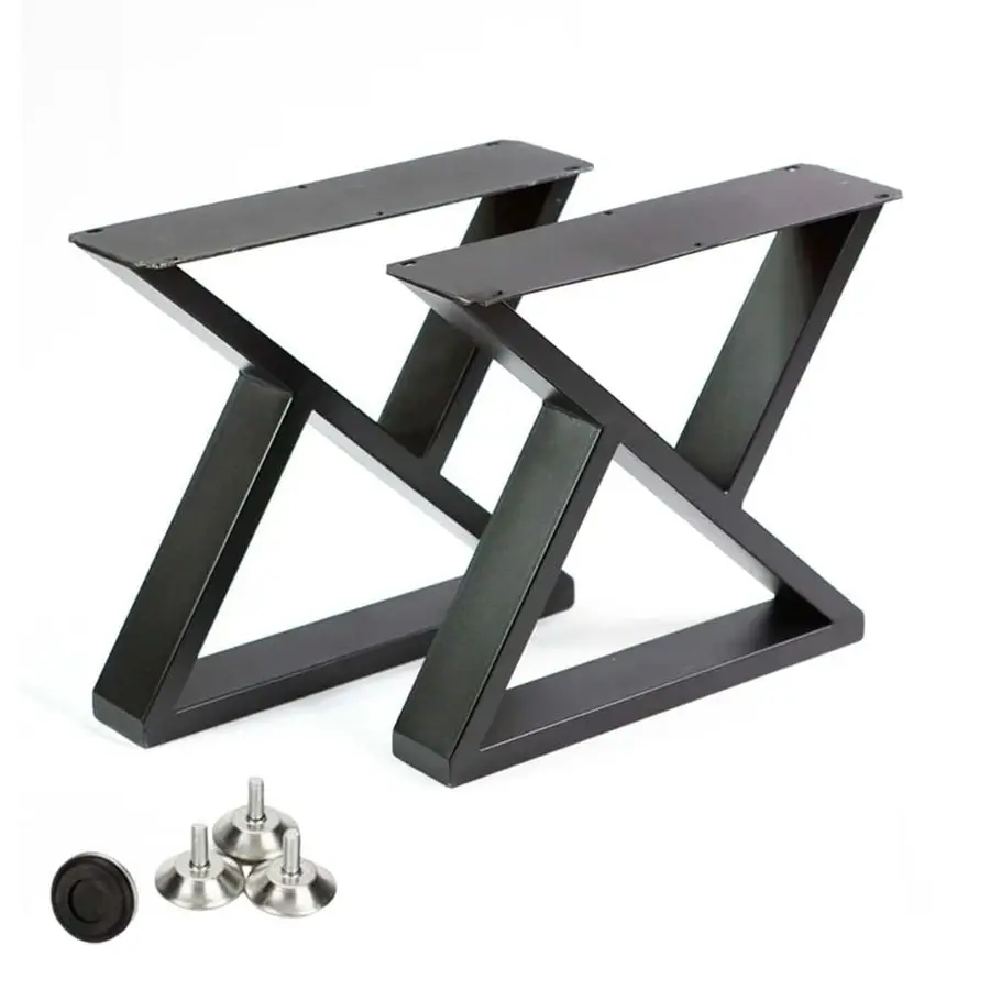 High Coffee Table Legs, Metal Desk Legs Black Industrial Modern Bench Chair Base,Triangle Shape Set of 2 15.7 H x 17.7 W
High Coffee Table Legs, Metal Desk Legs Black Industrial Modern Bench Chair Base,Triangle Shape Set of 2 15.7 H x 17.7 W