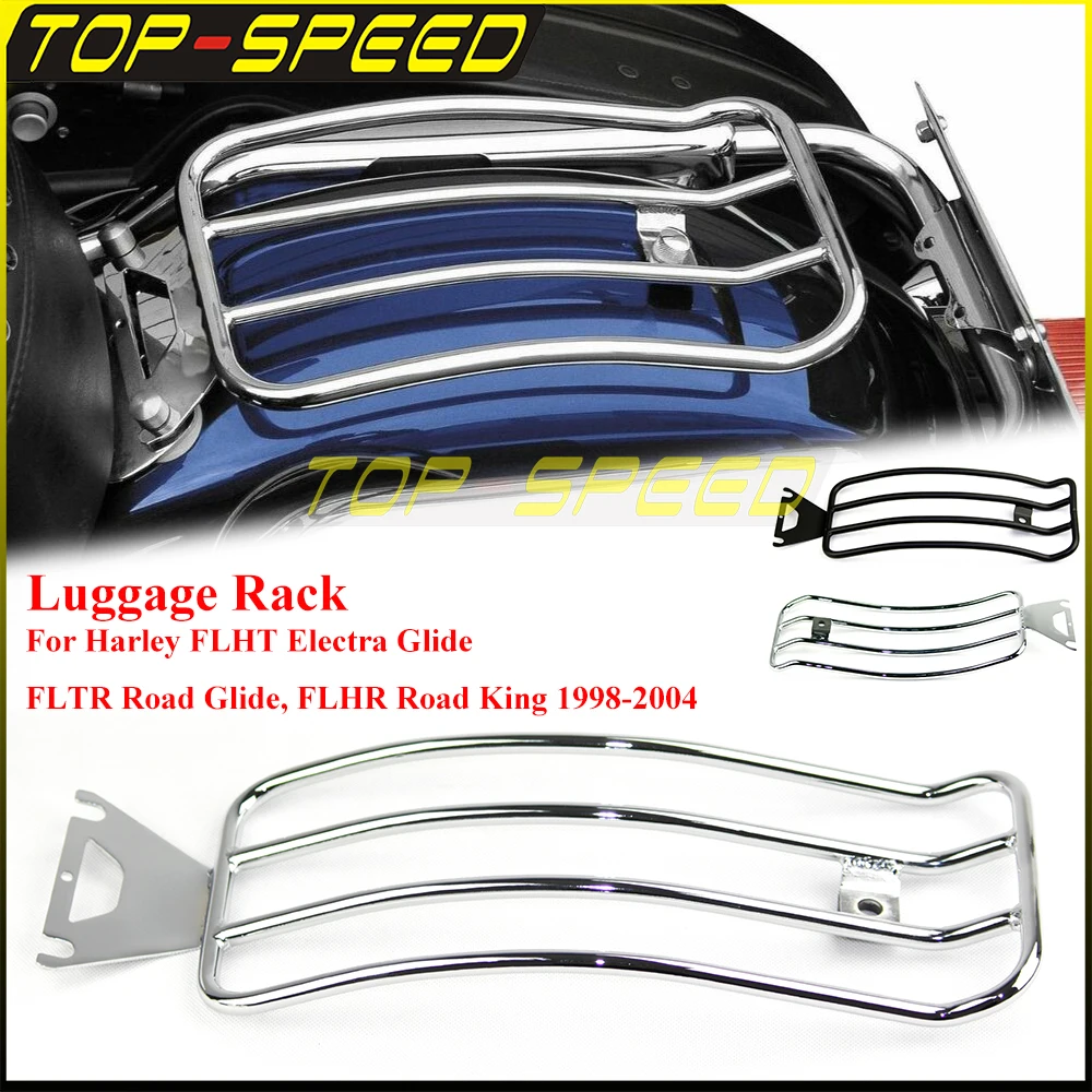 For Harley Electra Road Glide Road King Touring FLHT FLHR FLHX FLT 1998-2004 Motorbike Rear Solo Seat Luggage Rack Support Shelf
For Harley Electra Road Glide Road King Touring FLHT FLHR FLHX FLT 1998-2004 Motorbike Rear Solo Seat Luggage Rack Support Shelf