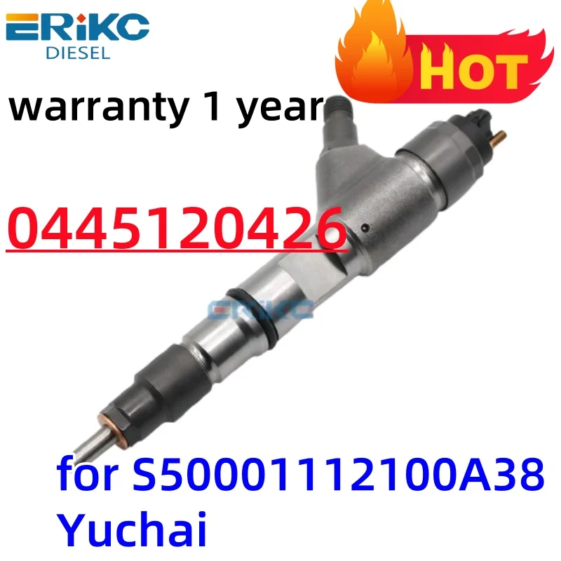0445120426 Diesel Injector 0 445 120 426 Auto Injection Nozzle 0445 120 426 for S50001112100A38 Yuchai ERIKC
0445120426 Diesel Injector 0 445 120 426 Auto Injection Nozzle 0445 120 426 for S50001112100A38 Yuchai ERIKC