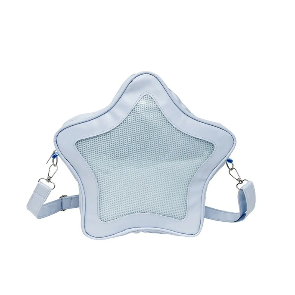 Transparent Pentagram Shoulder Pouch PU Leather PVC Five-pointed Star Ita Bag Waterproof Large Capacity Y2K Badge Display Bag
Transparent Pentagram Shoulder Pouch PU Leather PVC Five-pointed Star Ita Bag Waterproof Large Capacity Y2K Badge Display Bag