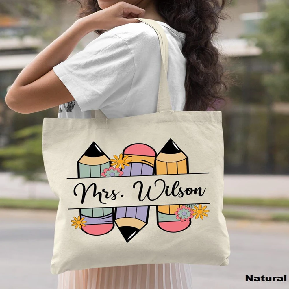 Durable Teacher Tote Bag Cute Pencil Teacher Name Bag Colorful Teacher Bag Teacher Appreciation Gift Daily Use Travel Bag
Durable Teacher Tote Bag Cute Pencil Teacher Name Bag Colorful Teacher Bag Teacher Appreciation Gift Daily Use Travel Bag