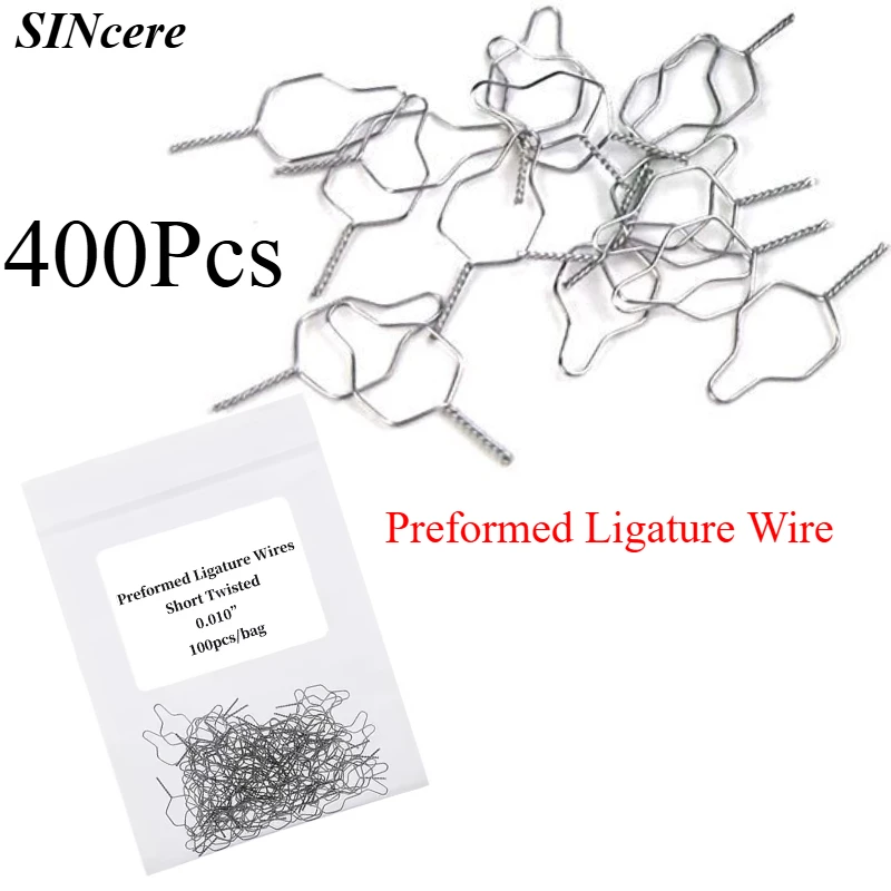 400PCS Metal Ligature Tie Orthodontic Kobayashi Wire Orthodontic Preformed ligature wire Dental bracket wire Orthodontic Bracket
400PCS Metal Ligature Tie Orthodontic Kobayashi Wire Orthodontic Preformed ligature wire Dental bracket wire Orthodontic Bracket
