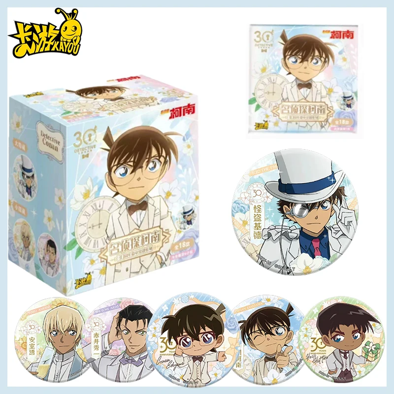 hot Detective Conan 30th Anniversary Kaito Kid Tin Badge Kayou Anime Pin Button Badge Hanging Ornament Kids Collection Gift Toy
hot Detective Conan 30th Anniversary Kaito Kid Tin Badge Kayou Anime Pin Button Badge Hanging Ornament Kids Collection Gift Toy