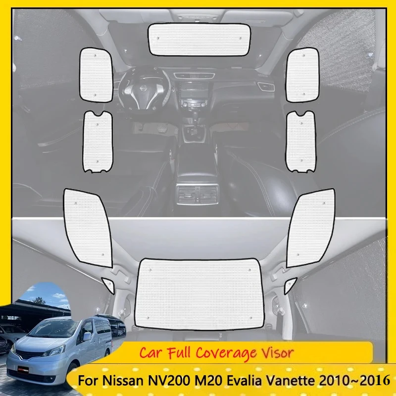 For Nissan NV200 M20 Evalia Vanette 2010~2016 Car Full Coverage Sunshades Protector Windshield Cover Reflective Sun Visor Auto
For Nissan NV200 M20 Evalia Vanette 2010~2016 Car Full Coverage Sunshades Protector Windshield Cover Reflective Sun Visor Auto