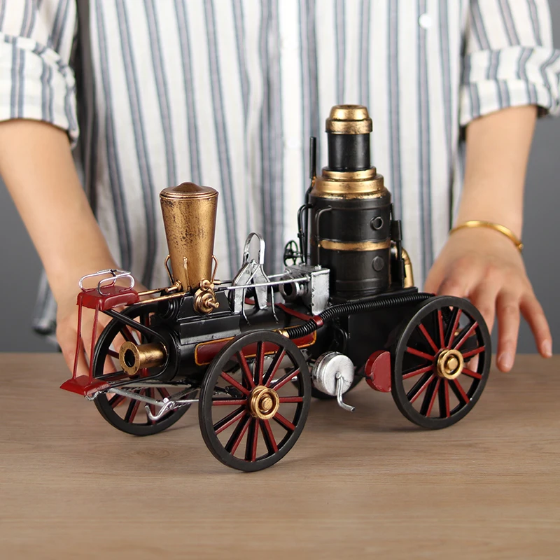 Retro Nostalgic, Vintage Iron Steam Engine, Locomotive Model Ornament, Photography Display Window Prop, Decoration, Creative Dec
Retro Nostalgic, Vintage Iron Steam Engine, Locomotive Model Ornament, Photography Display Window Prop, Decoration, Creative Dec