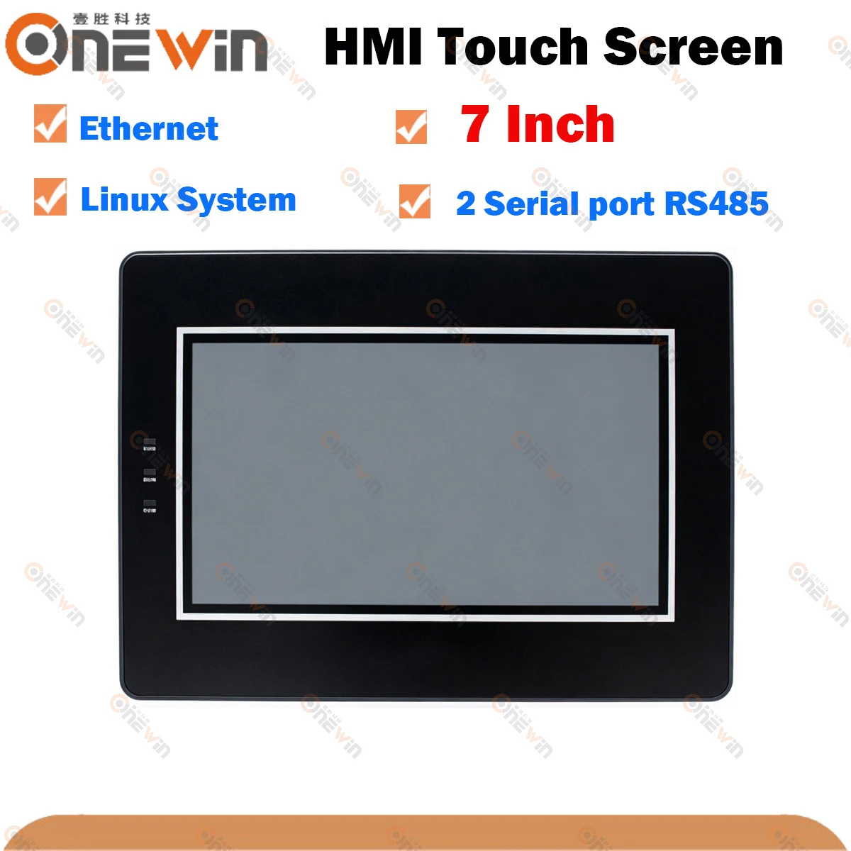 ONEWIN 7 Inch HMI Touch Screen With Ethernet Dual Serial Port Human Machine Interface Industrial Display Linux System
ONEWIN 7 Inch HMI Touch Screen With Ethernet Dual Serial Port Human Machine Interface Industrial Display Linux System
