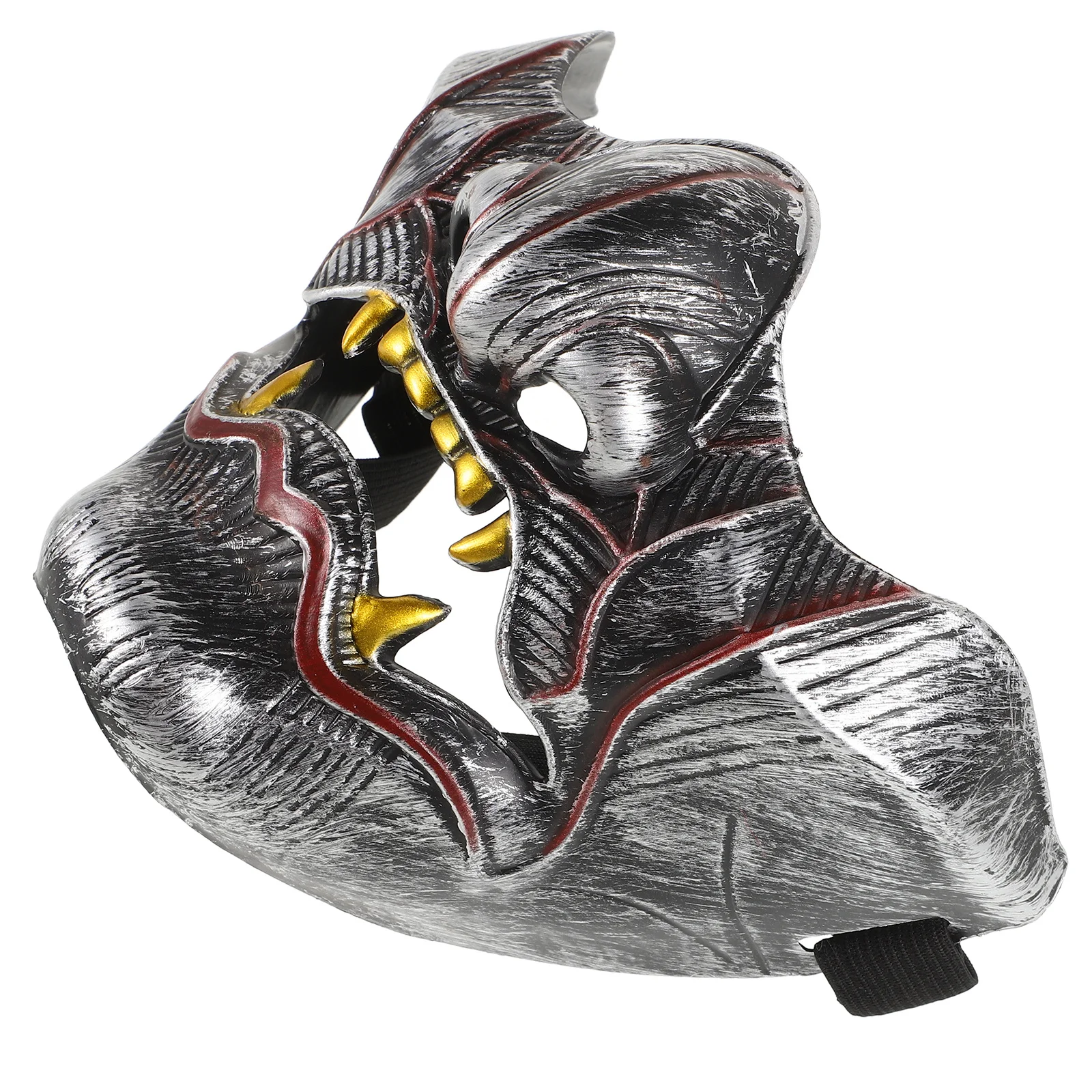 Half Face Samurai Mask Prajna Japanese Demon Cosplay Halloween Party Warrior Costume Durable Masks For Adults Mardi Gras
Half Face Samurai Mask Prajna Japanese Demon Cosplay Halloween Party Warrior Costume Durable Masks For Adults Mardi Gras