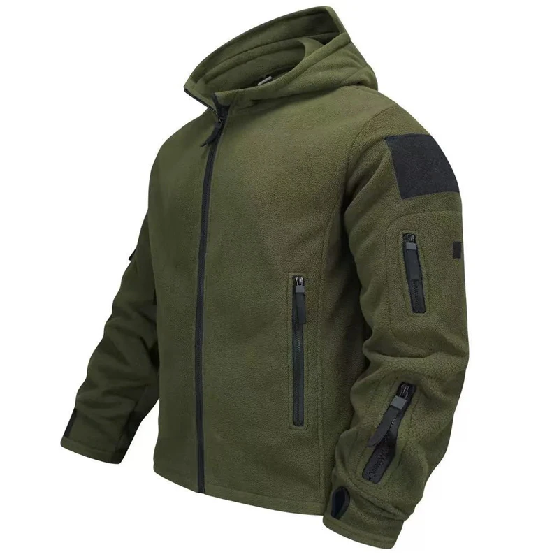 Men's Tactical Military Mock Neck Winter Autumn Polar Fleece Hiking Camping Trekking Warm Jackets Outdoor Sports Hood Cargo Coat
Men's Tactical Military Mock Neck Winter Autumn Polar Fleece Hiking Camping Trekking Warm Jackets Outdoor Sports Hood Cargo Coat