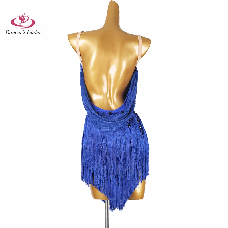 Latin Dance Diamond Female Adult Children High end Customized Blue Strap Samba Performance Dress
Latin Dance Diamond Female Adult Children High end Customized Blue Strap Samba Performance Dress