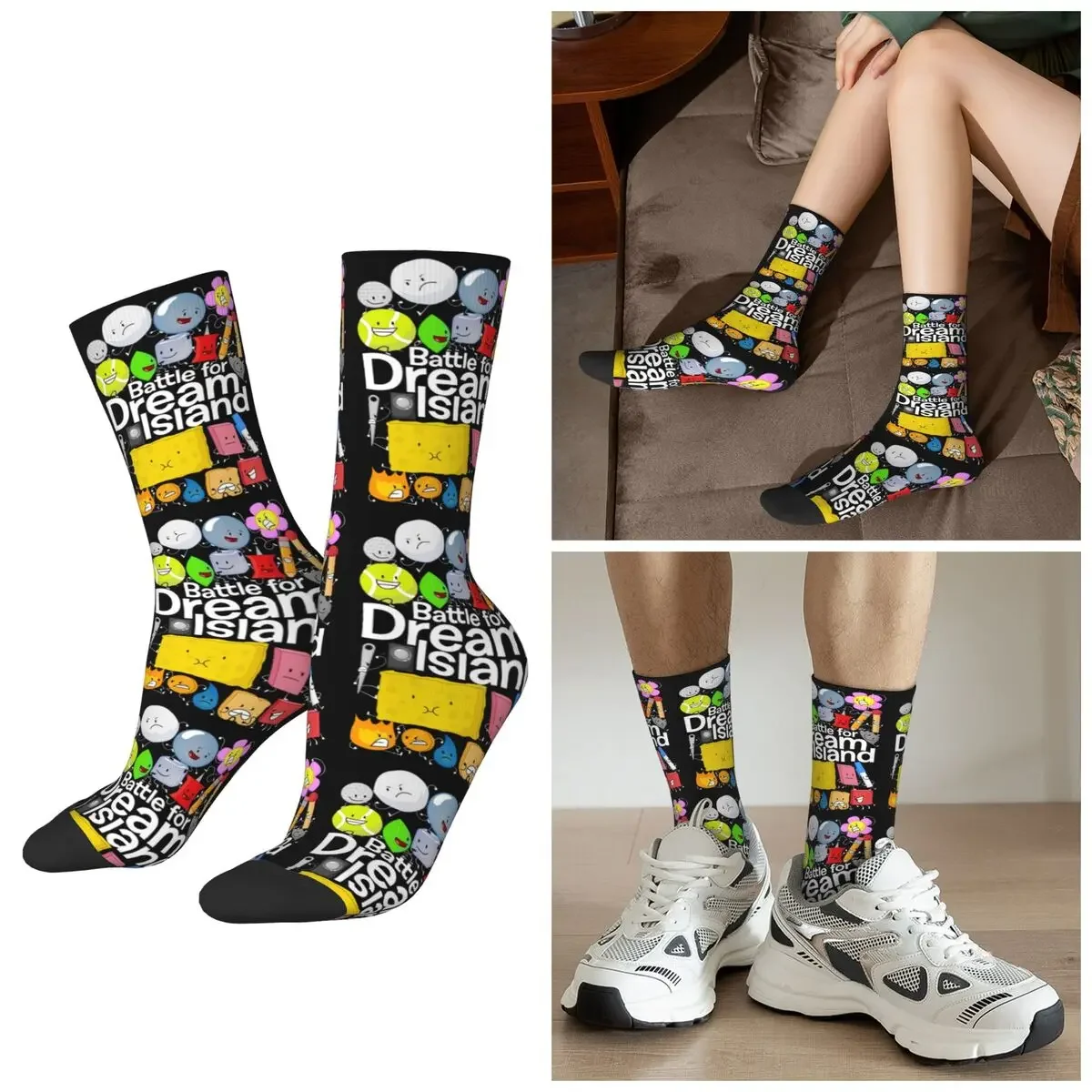 All Seasons BFDI Poster Black Socks Harajuku Crew Socks Super Soft Stockings for Men Women Valentine's Day Gifts
All Seasons BFDI Poster Black Socks Harajuku Crew Socks Super Soft Stockings for Men Women Valentine's Day Gifts