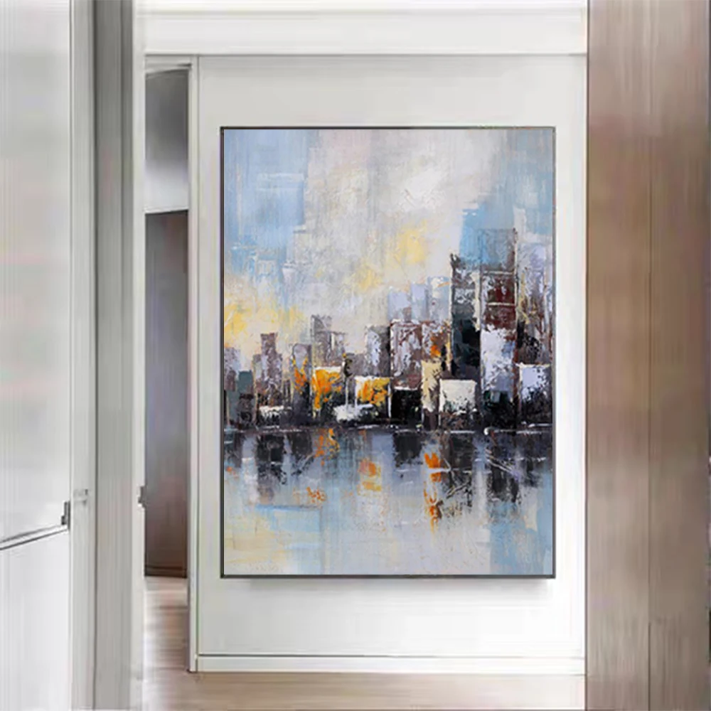 100% Handmade Modern Abstract Landscape Oil Painting On Canvas Natural Wall Art Picture For Living Room Home Decor Poster
100% Handmade Modern Abstract Landscape Oil Painting On Canvas Natural Wall Art Picture For Living Room Home Decor Poster