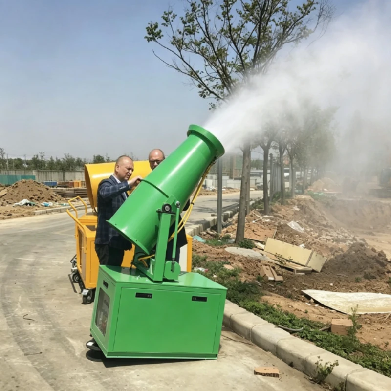 Mini Fog Cannon Water Mist Blower 22M Range Spraying Temporary Demolition Site Orchard Livestock Dust Equipment
Mini Fog Cannon Water Mist Blower 22M Range Spraying Temporary Demolition Site Orchard Livestock Dust Equipment