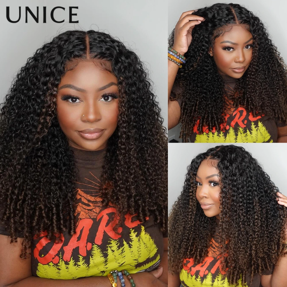 UNice Chestnut Brown Ombre Burmese Curly Wig With Finger Coily Ends 100% Human Hair 7x5 Lace Glueless Wig
UNice Chestnut Brown Ombre Burmese Curly Wig With Finger Coily Ends 100% Human Hair 7x5 Lace Glueless Wig