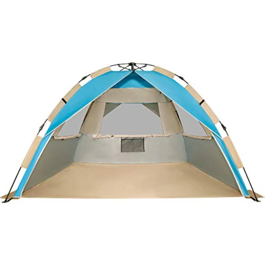 Deluxe XL Pop Up Beach Tent 3-4 Persons Easy Setup Sun Shelter Canopy with UPF 50+ UV Protection Extral Wide 70.9 in
Deluxe XL Pop Up Beach Tent 3-4 Persons Easy Setup Sun Shelter Canopy with UPF 50+ UV Protection Extral Wide 70.9 in