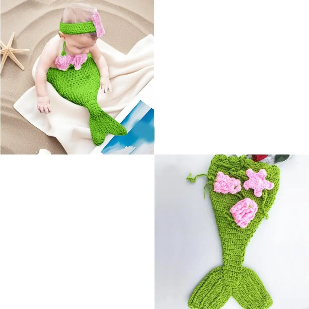 1 Set Newborns Sea-maiden Photo Props Outfit for Baby 1-6 Months Comfortable
1 Set Newborns Sea-maiden Photo Props Outfit for Baby 1-6 Months Comfortable