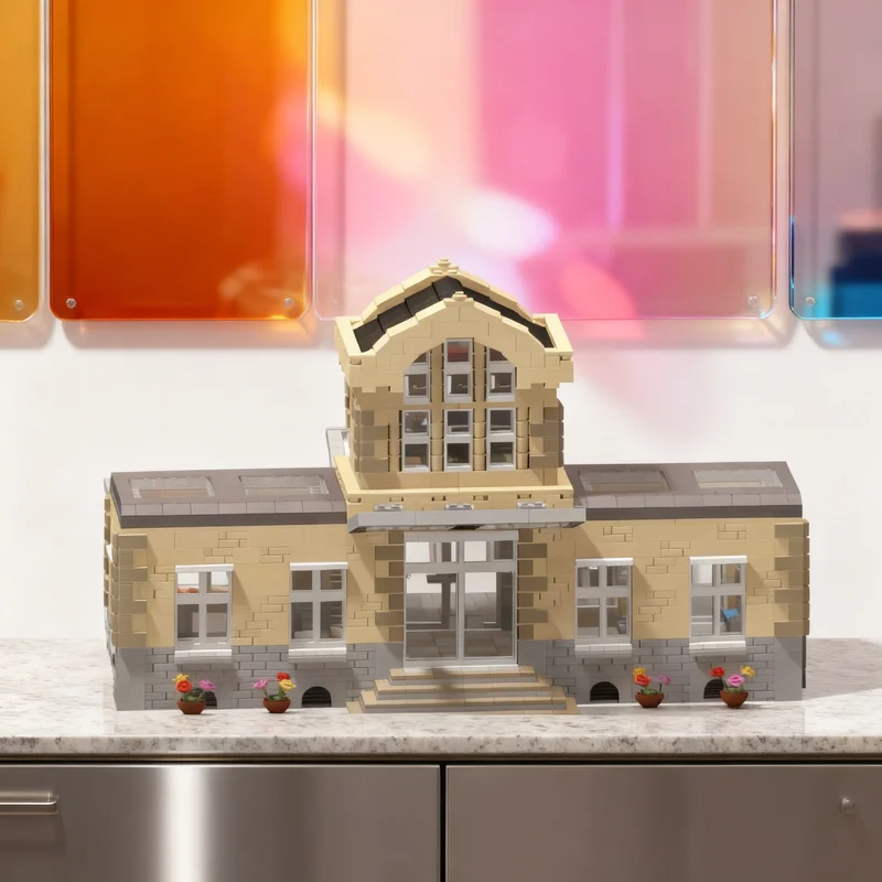 3666 деталей MOC: Классическая современная железнодорожная станция, модель городских поездов, строительные блоки, подарок для самостоятельной сборки, креативный коллекционный декор премиум-класса
3666 деталей MOC: Классическая современная железнодорожная станция, модель городских поездов, строительные блоки, подарок для самостоятельной сборки, креативный коллекционный декор премиум-класса