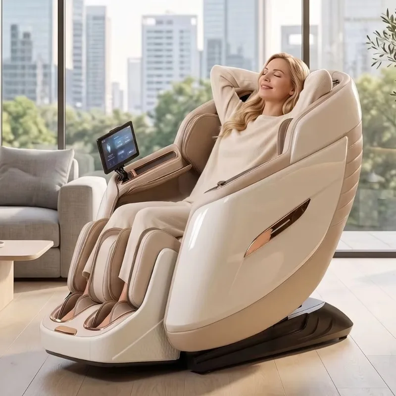 Airo Guoheng New Luxury Electric Shiatsu Ai Massage Chair Dual 4d zero Gravity Heart Rate Full Body Massager Chair
Airo Guoheng New Luxury Electric Shiatsu Ai Massage Chair Dual 4d zero Gravity Heart Rate Full Body Massager Chair