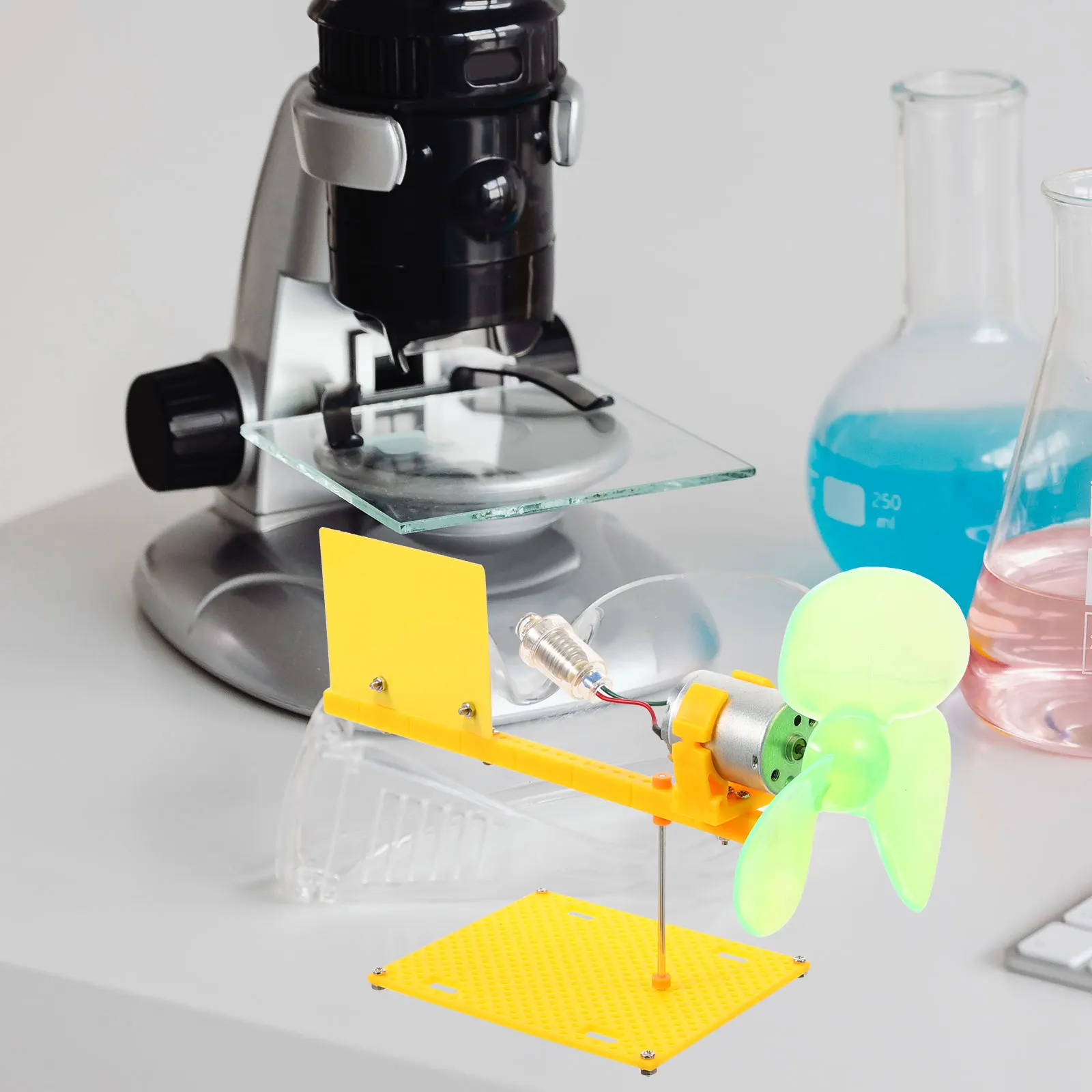 Wind Generator DIY Small Motor Physics Experiment Kit Science Turbine Dynamo Model Mini Electricity Plastic Windmill
Wind Generator DIY Small Motor Physics Experiment Kit Science Turbine Dynamo Model Mini Electricity Plastic Windmill