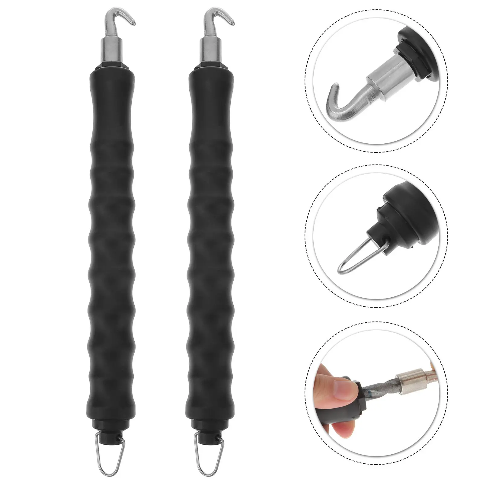 2Pcs Premium Steel Rebar Tie Wire Automatic Rotating Hook Nonslip Handle for Fast Efficient Reinforcement Binding Work
2Pcs Premium Steel Rebar Tie Wire Automatic Rotating Hook Nonslip Handle for Fast Efficient Reinforcement Binding Work