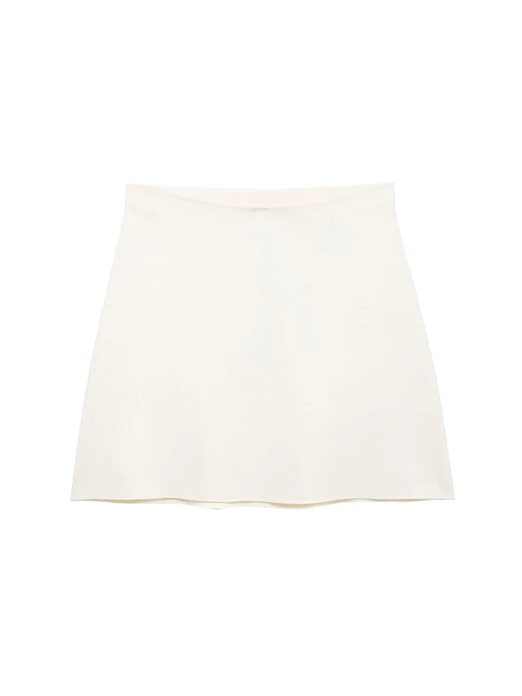 Willshela Women Fashion Beige Knitted A-Line Mini Skirt Vintage High Elastic Waist Female Chic Lady Skirts
Willshela Women Fashion Beige Knitted A-Line Mini Skirt Vintage High Elastic Waist Female Chic Lady Skirts