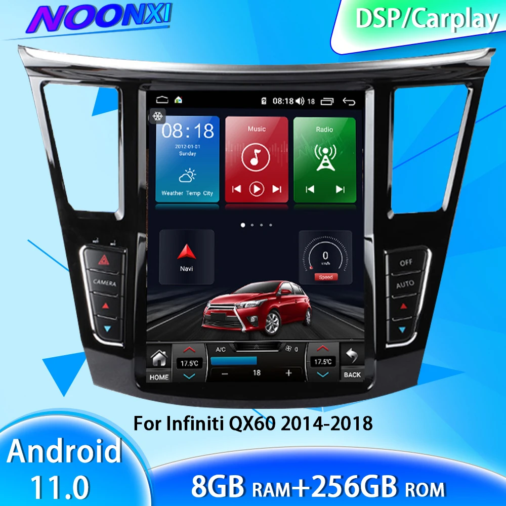 Android 11.0 6+128G For Infiniti QX60 2014-2018 Car Radio Phone Stereo DVD Bluetooth Multimedia Player GPS Navigation Carplay 5G
Android 11.0 6+128G For Infiniti QX60 2014-2018 Car Radio Phone Stereo DVD Bluetooth Multimedia Player GPS Navigation Carplay 5G