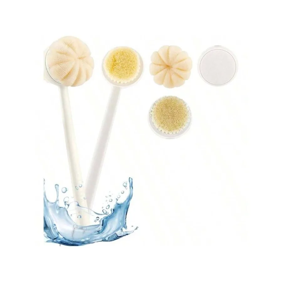 【New style】NOVER 3 In1 Long Handle Shower Sponge Brush Set, Body Brush, Leg Brush, Bath Sponge, Exfoliating Brush With Loofah M
【New style】NOVER 3 In1 Long Handle Shower Sponge Brush Set, Body Brush, Leg Brush, Bath Sponge, Exfoliating Brush With Loofah M