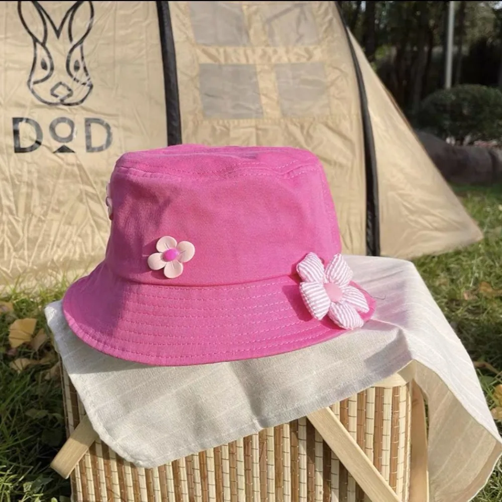 Sweet 3D Flower Kids Fisherman Hat Princess Girls Outdoor Flat-Top Basin Cap 2-6Year Baby Children Bucket Hats Sunshade Visors
Sweet 3D Flower Kids Fisherman Hat Princess Girls Outdoor Flat-Top Basin Cap 2-6Year Baby Children Bucket Hats Sunshade Visors