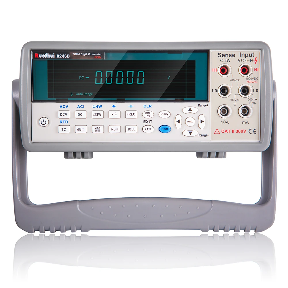 55000 Desktop Digital Multimeter with 1000V 10A Range 0.025 % Accuracy 1kHz
55000 Desktop Digital Multimeter with 1000V 10A Range 0.025 % Accuracy 1kHz