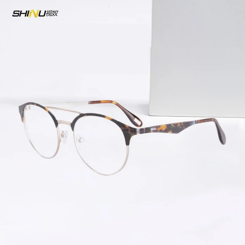SHINU Reading Glasses Men Multifocal Glasses for Distance and Near Astigmatism Prescription Glasses Y2k Fashion Frame Customized
SHINU Reading Glasses Men Multifocal Glasses for Distance and Near Astigmatism Prescription Glasses Y2k Fashion Frame Customized