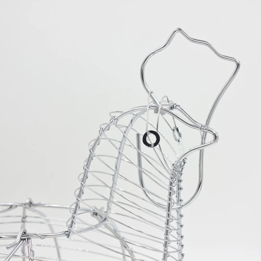 Chicken Basket Plated Silver Chromeplated Kitchen Accessory Transparent Egg Tray Fruit Vegetable Storage Wire Basket
Chicken Basket Plated Silver Chromeplated Kitchen Accessory Transparent Egg Tray Fruit Vegetable Storage Wire Basket