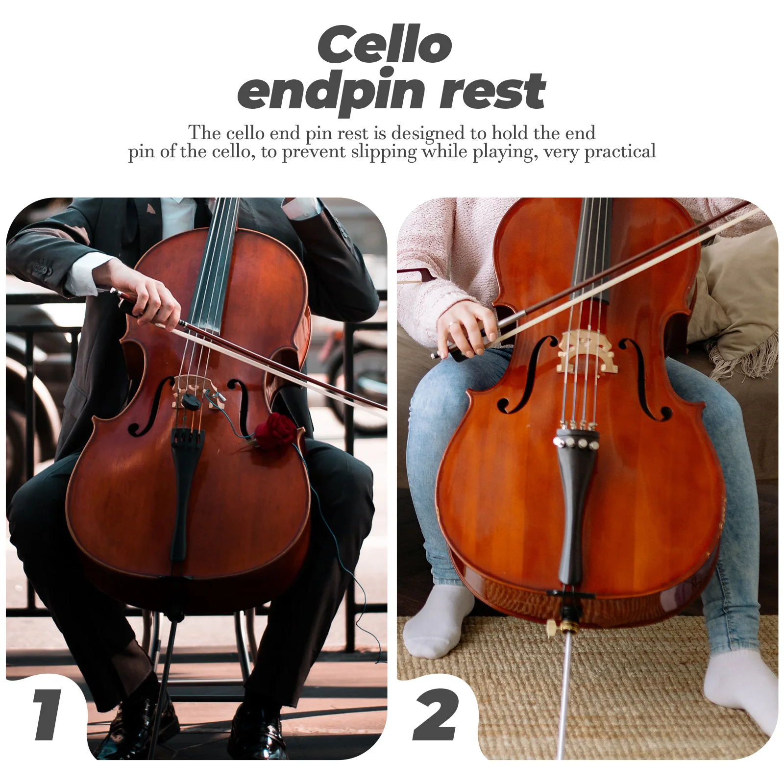 Cello End Holder Durable Metal Plastic Anti-slip Mat for Endpin Stopper For Home Cello Spike Protector Non-slip Pads Endpin Rest
Cello End Holder Durable Metal Plastic Anti-slip Mat for Endpin Stopper For Home Cello Spike Protector Non-slip Pads Endpin Rest