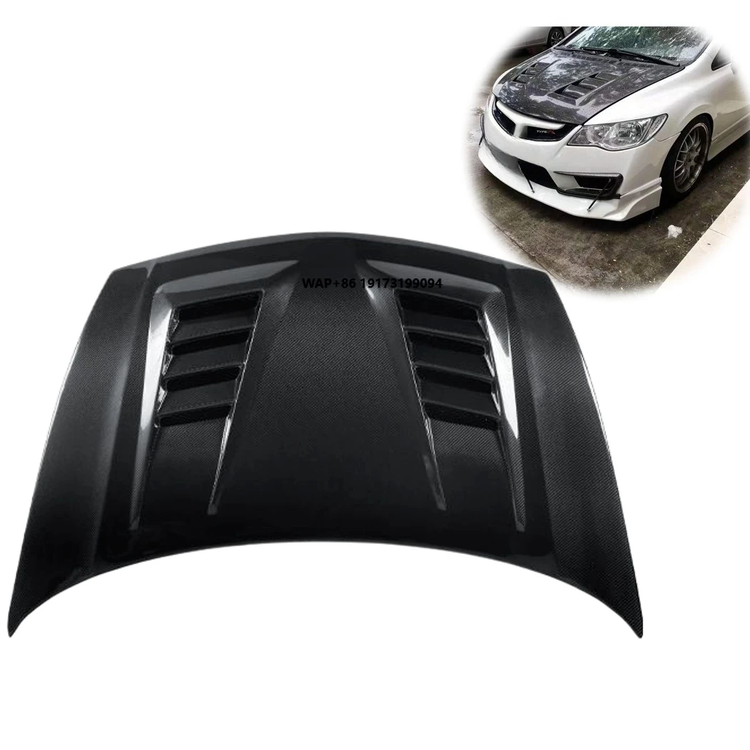 YX Carbon Fiber Machine Cover JS-A Style Modified Perforated Engine Hood for Civic FD2 2007-2015
YX Carbon Fiber Machine Cover JS-A Style Modified Perforated Engine Hood for Civic FD2 2007-2015