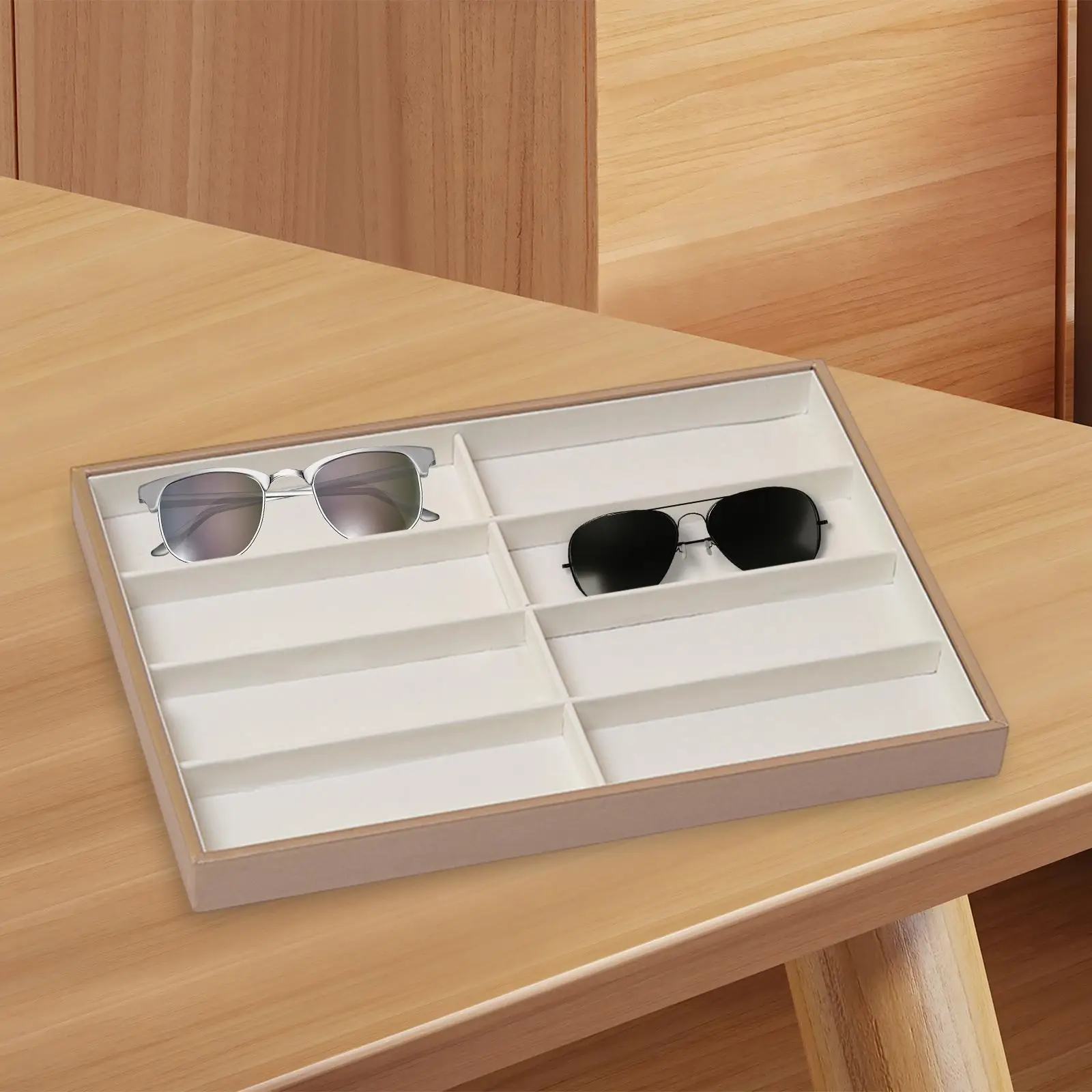 Velvet Glasses Box Tray Jewelry Organizer Glasses Holder Container Glasses Display Tray for Dresser Store Home Men Women Travel
Velvet Glasses Box Tray Jewelry Organizer Glasses Holder Container Glasses Display Tray for Dresser Store Home Men Women Travel