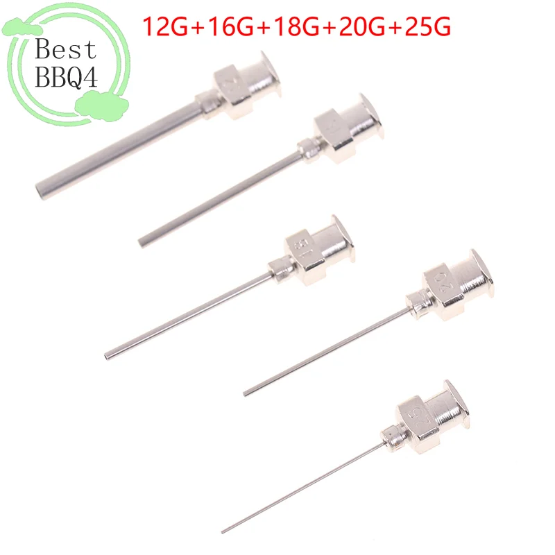 (BBQ4)5Pcs Needle Blunt Tip Stainless Steel Syringe Dispenser Needles 12/16/18/20/25/G
(BBQ4)5Pcs Needle Blunt Tip Stainless Steel Syringe Dispenser Needles 12/16/18/20/25/G