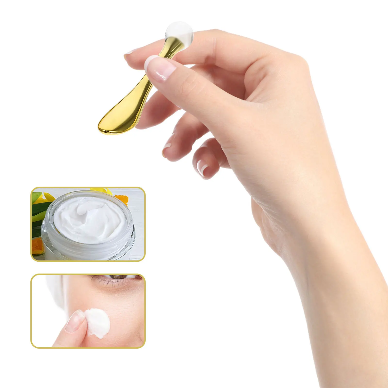 5Pcs Eye Cream Spoons Professional Massage Tools Convenient Portable Eye Massagers Facial Relaxation Tool Tighten Skin Reduce 
5Pcs Eye Cream Spoons Professional Massage Tools Convenient Portable Eye Massagers Facial Relaxation Tool Tighten Skin Reduce