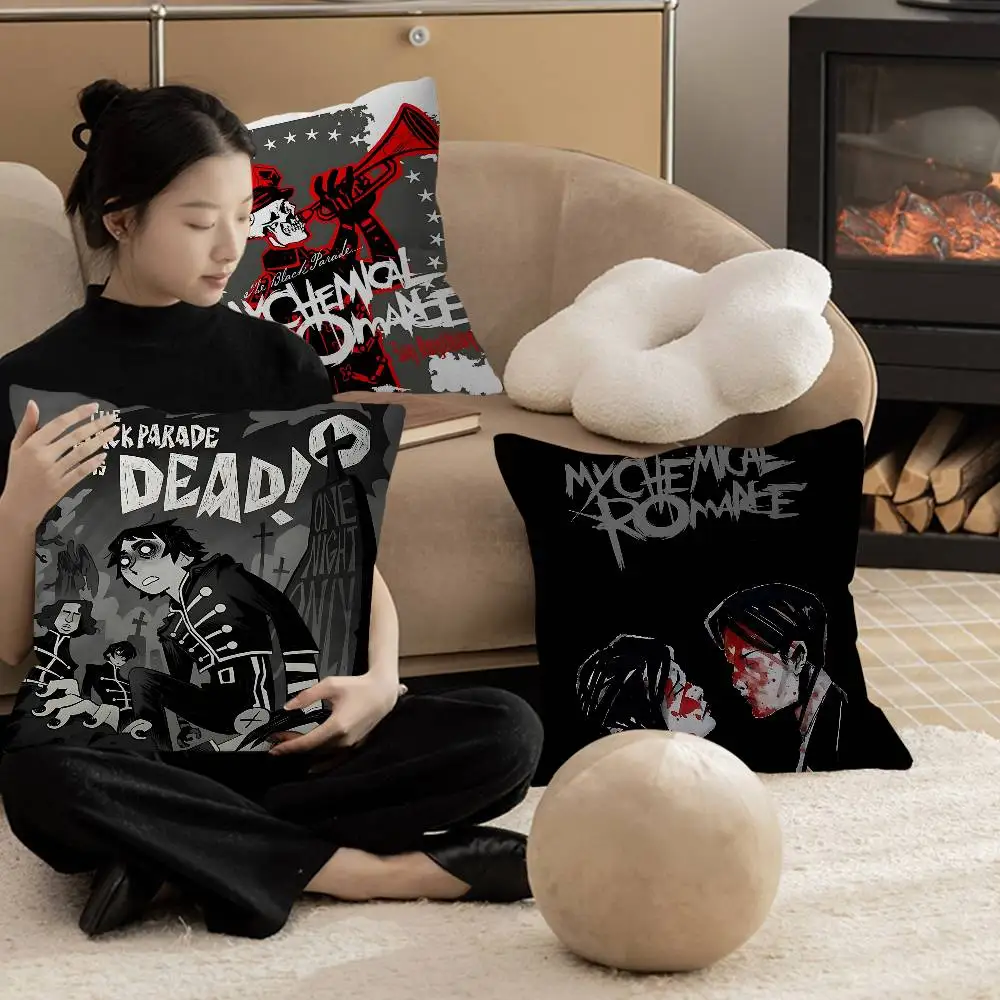 Наволочка для подушки с изображением рок-группы My Chemical Romance, декоративная наволочка для спальни, гостиной и дивана.
Наволочка для подушки с изображением рок-группы My Chemical Romance, декоративная наволочка для спальни, гостиной и дивана.