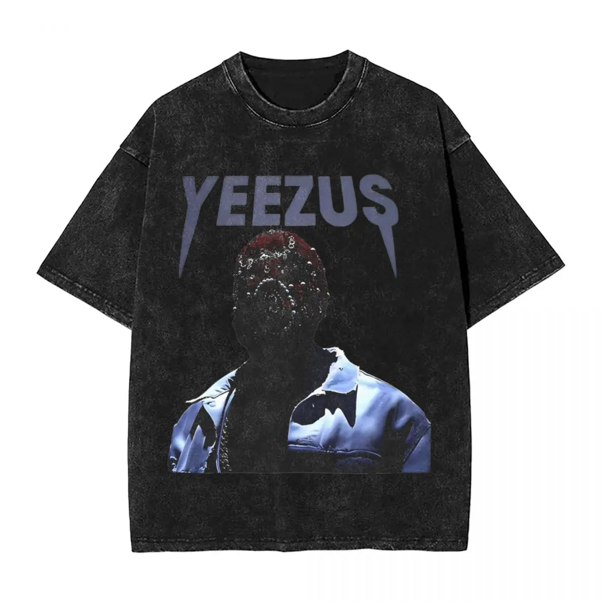 Kanye West альбом Yeezus, промытая футболка, уличная одежда, винтажные женские и мужские топы с коротким рукавом и графическим рисунком
Kanye West альбом Yeezus, промытая футболка, уличная одежда, винтажные женские и мужские топы с коротким рукавом и графическим рисунком