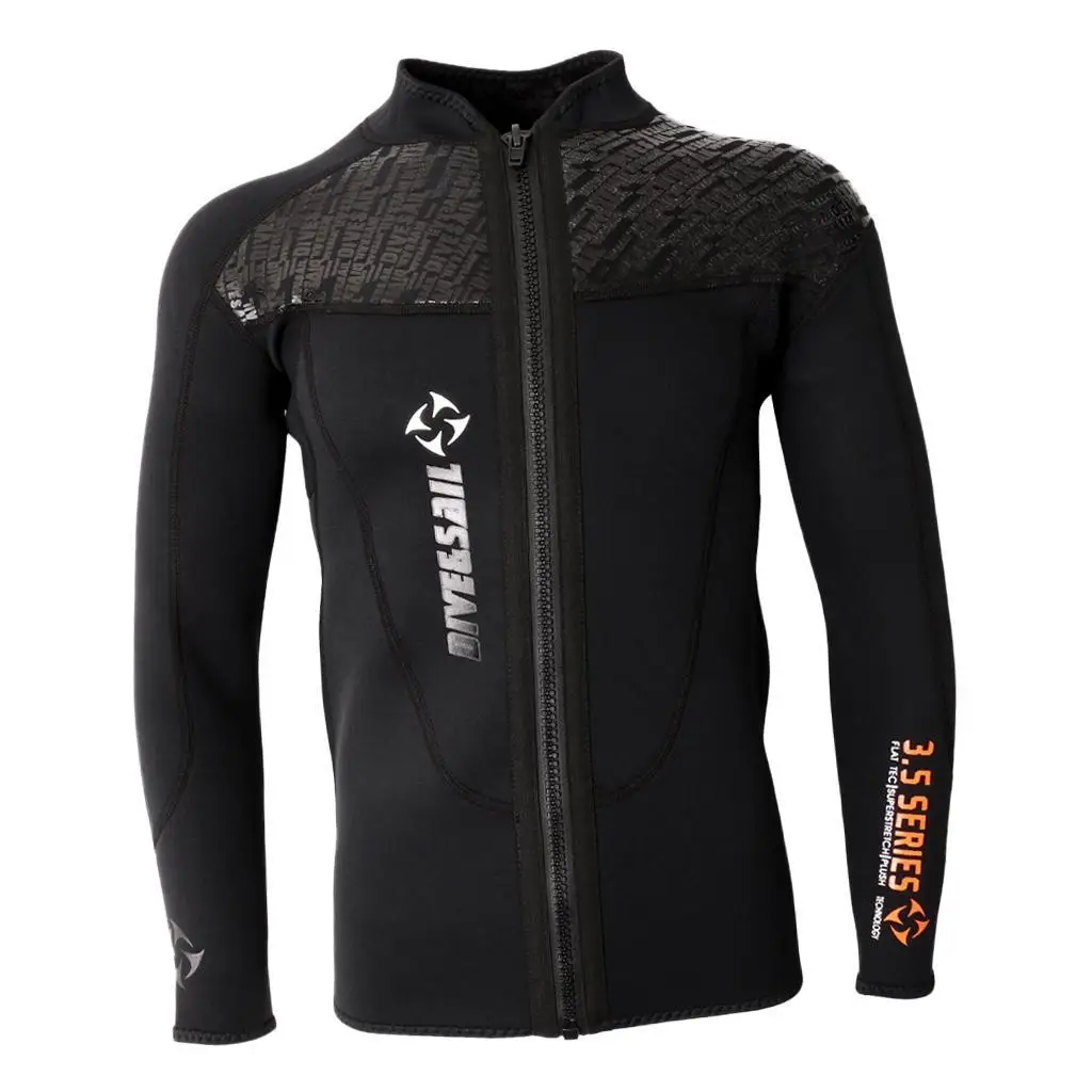 3mm Neoprene Top Wetsuits Long Sleeve Front Zip Jacket Surf Diving
3mm Neoprene Top Wetsuits Long Sleeve Front Zip Jacket Surf Diving