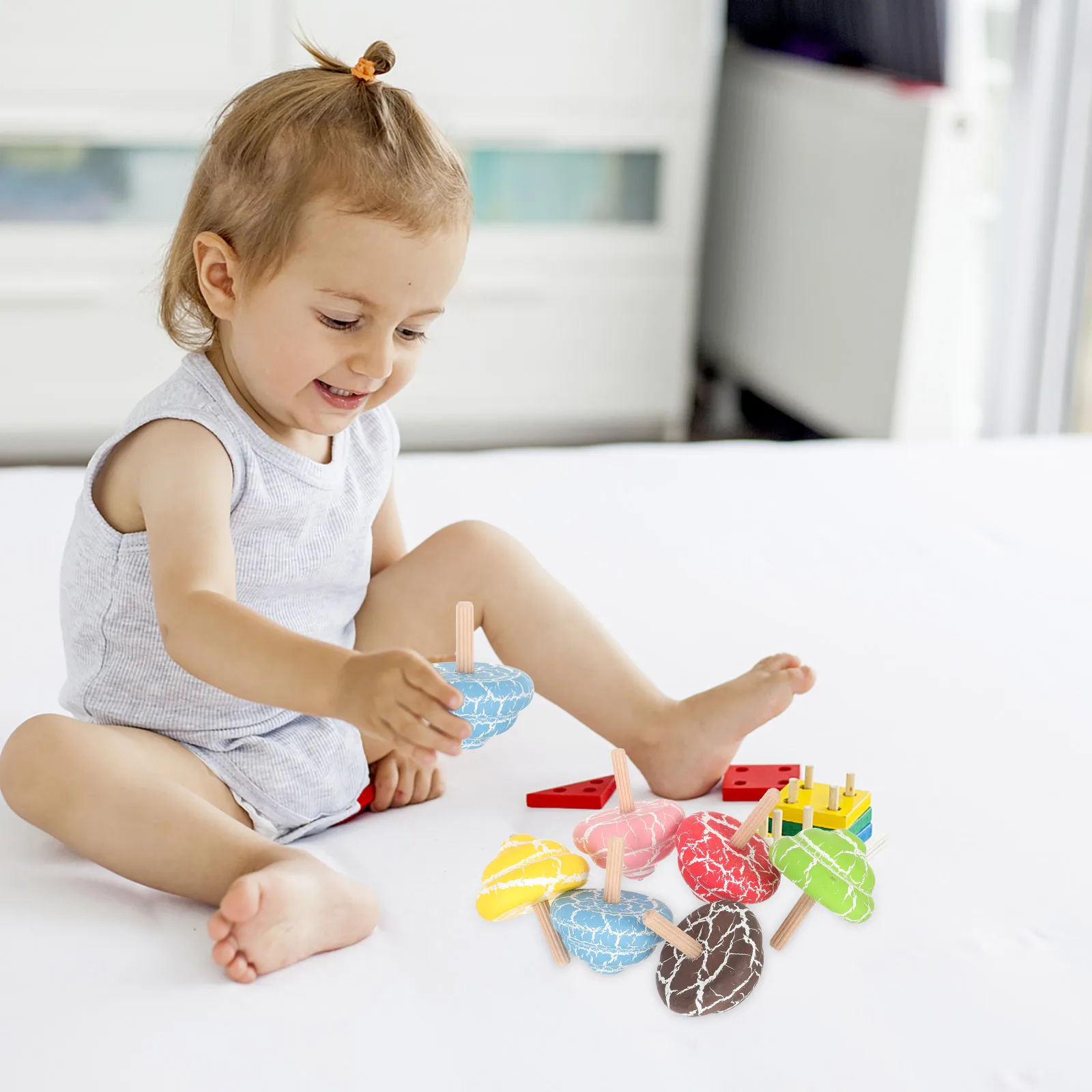 6 Pcs Gyro Toys Spinning Top Kids Playthings Fun Design Tops Gyroscopes Toy Toy Parent Child Interaction
6 Pcs Gyro Toys Spinning Top Kids Playthings Fun Design Tops Gyroscopes Toy Toy Parent Child Interaction