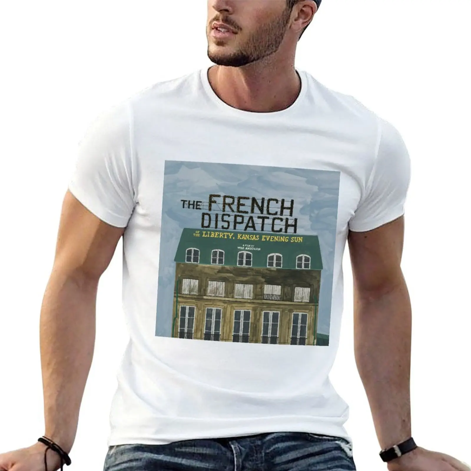 French Dispatch Movie Poster T-Shirt man t shirt cotton cotton t shirt pack T-Shirt
French Dispatch Movie Poster T-Shirt man t shirt cotton cotton t shirt pack T-Shirt