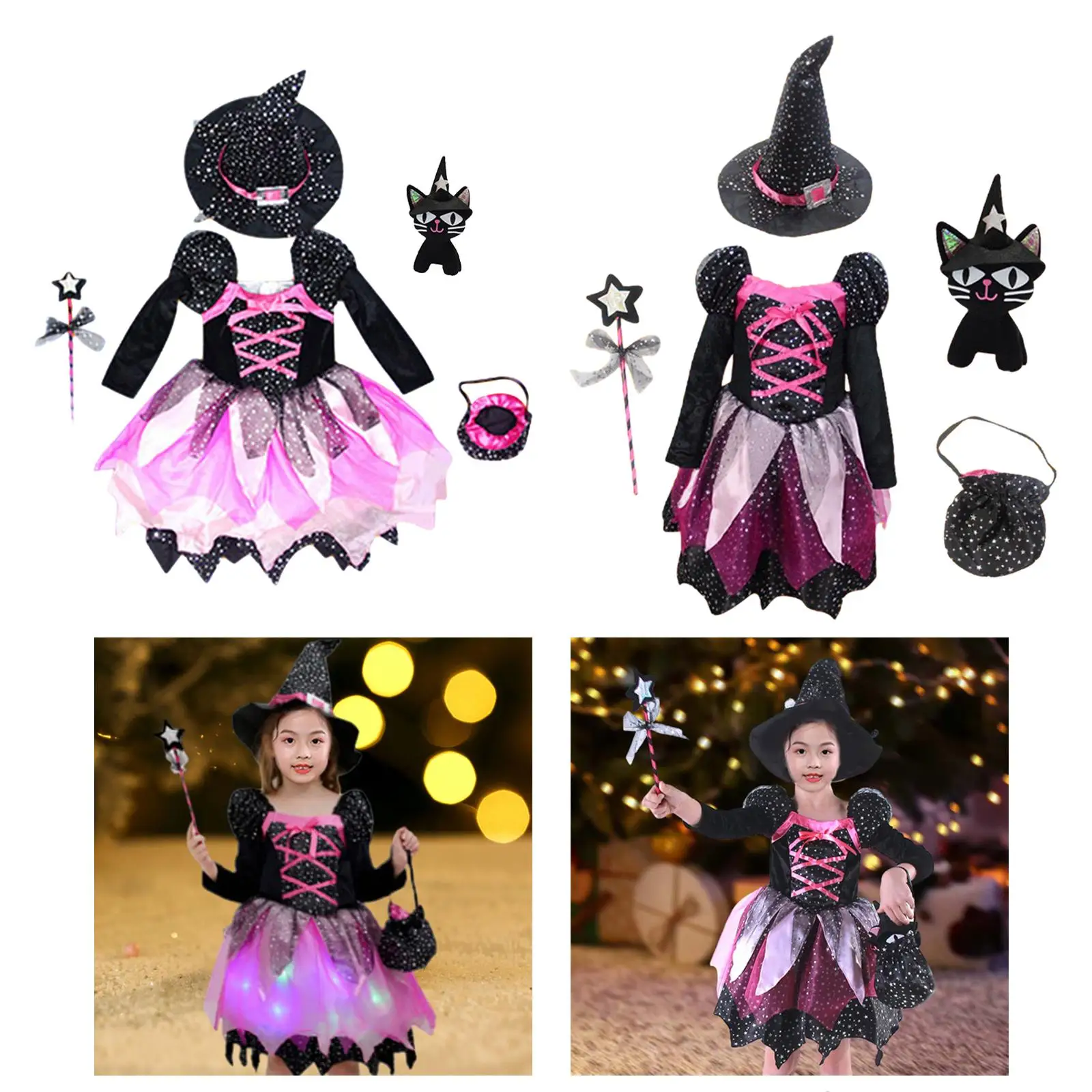 Костюм ведьмы на Хэллоуин для девочек, костюм маленькой ведьмы для малышей, нарядное платье
Костюм ведьмы на Хэллоуин для девочек, костюм маленькой ведьмы для малышей, нарядное платье