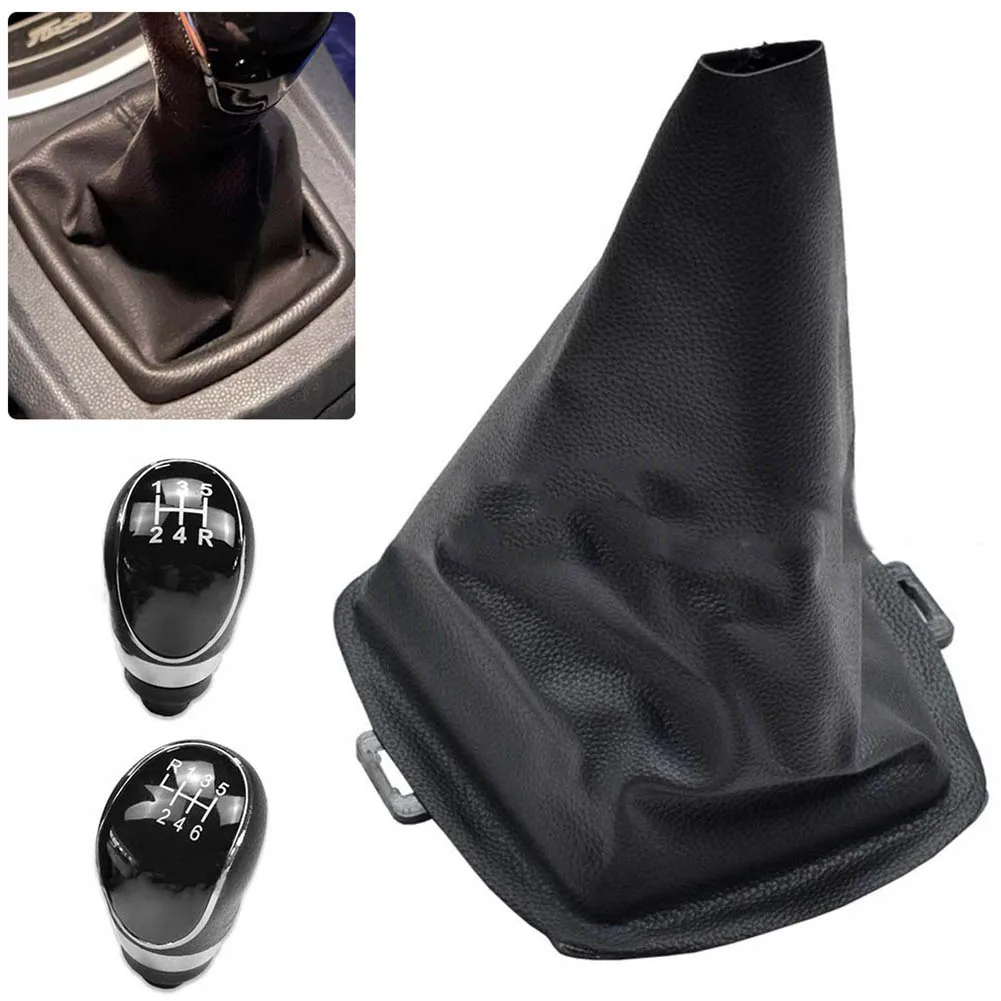 For Ford For Fiesta 2008-2012 5/6 Speed Gear Shift Lever Knob With Leather Boot Replacement Shift Knob Car Interior Parts
For Ford For Fiesta 2008-2012 5/6 Speed Gear Shift Lever Knob With Leather Boot Replacement Shift Knob Car Interior Parts