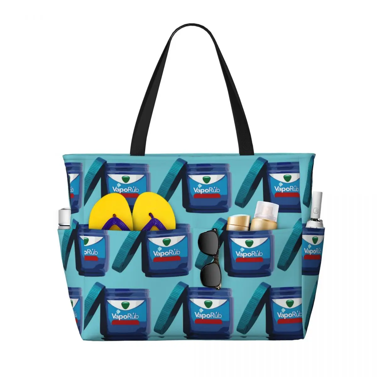 Vaporub Beach Tote Bag Sport Gym Yoga Duffle Large Tote Bag Women Travel Bag Fitness bag
Vaporub Beach Tote Bag Sport Gym Yoga Duffle Large Tote Bag Women Travel Bag Fitness bag