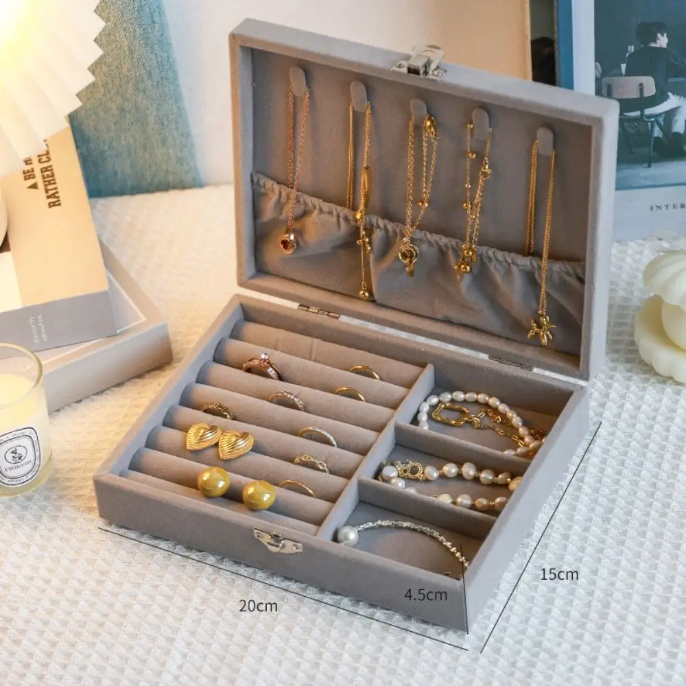 Large Capacity Jewelry Storage Box Flip Lid Dustproof Portable Earring Organizer Space Saving 3/9/24 Grids Travel Jewelry Case
Large Capacity Jewelry Storage Box Flip Lid Dustproof Portable Earring Organizer Space Saving 3/9/24 Grids Travel Jewelry Case