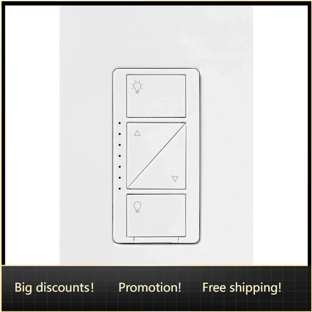 Bestseller Bestseller Hardware Original Smart Dimmer Switch (Smart Hub Required), LED Lights, 150 Watt, Single-Pole/3-Way, No Ne
Bestseller Bestseller Hardware Original Smart Dimmer Switch (Smart Hub Required), LED Lights, 150 Watt, Single-Pole/3-Way, No Ne