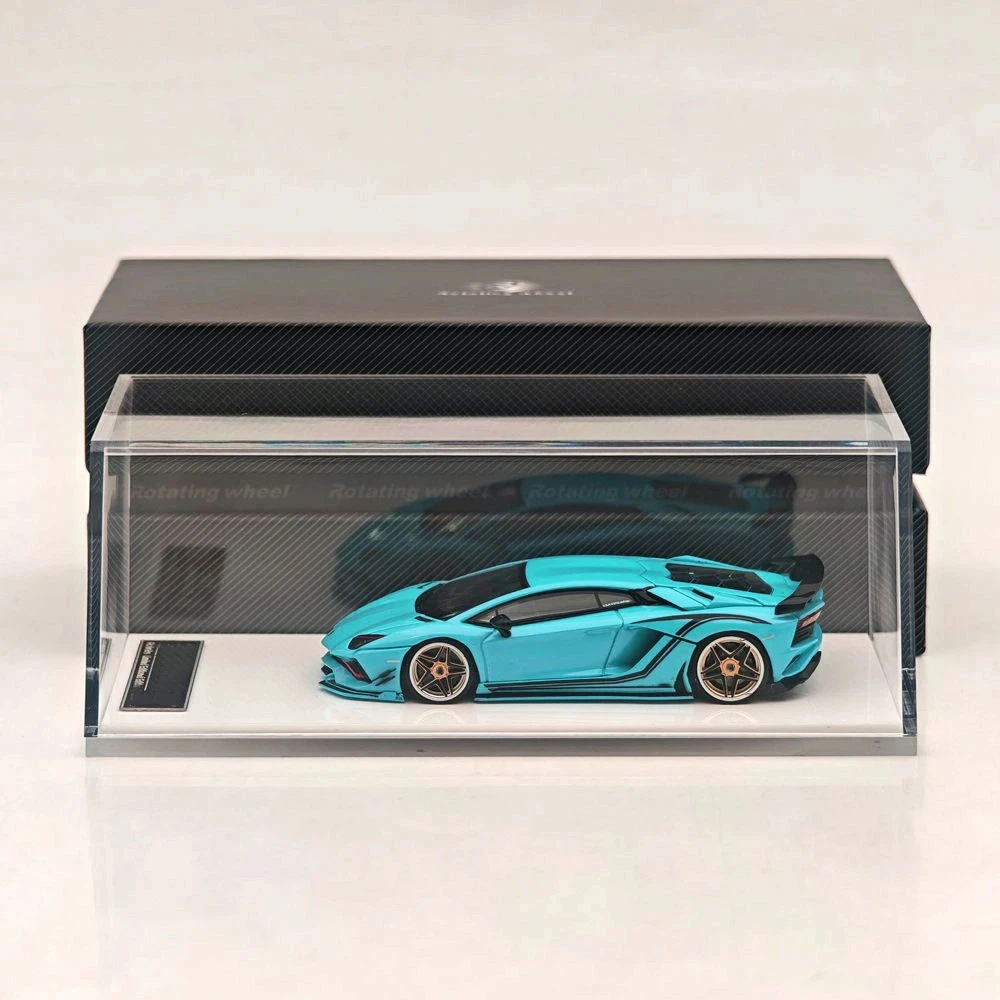 Rotating Wheel 1/64 for Aventador S Rowen Supercar Bule&White Diecast Alloy Collectible Model Car Miniature Vehicle toy Models
Rotating Wheel 1/64 for Aventador S Rowen Supercar Bule&White Diecast Alloy Collectible Model Car Miniature Vehicle toy Models