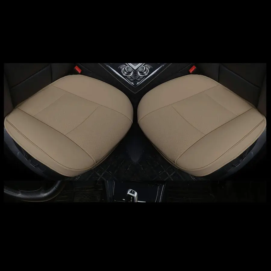 Seat Cushions Cover, 2pcs PU Leather Car Seat Covers Car Seat Protector Cover for Car Driver and Passenger Seat Bottom Width 20.
Seat Cushions Cover, 2pcs PU Leather Car Seat Covers Car Seat Protector Cover for Car Driver and Passenger Seat Bottom Width 20.