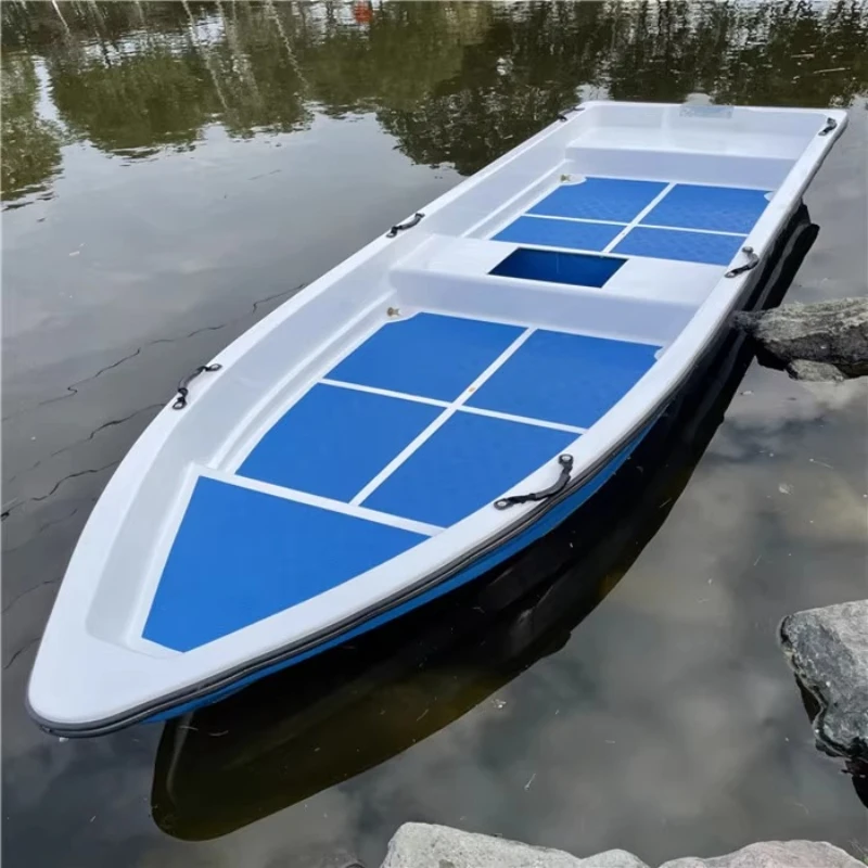 Double-layer thickened fiberglass fishing self-drainage assault boat, live water warehouse, speedboat motor
Double-layer thickened fiberglass fishing self-drainage assault boat, live water warehouse, speedboat motor